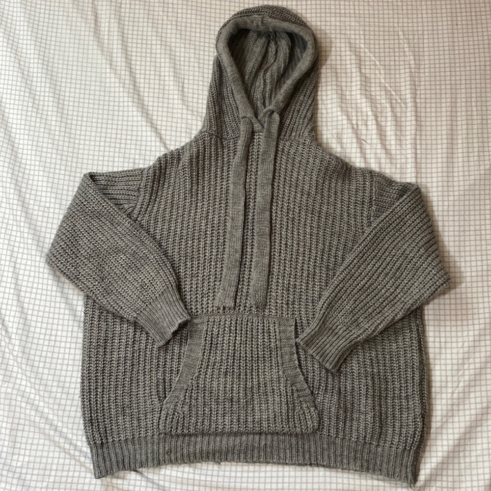 Large Knit Nasty Gal Hoodie